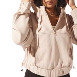 POPFLEX Half-Zip Pullover Sweatshirt Hoodie Size Medium